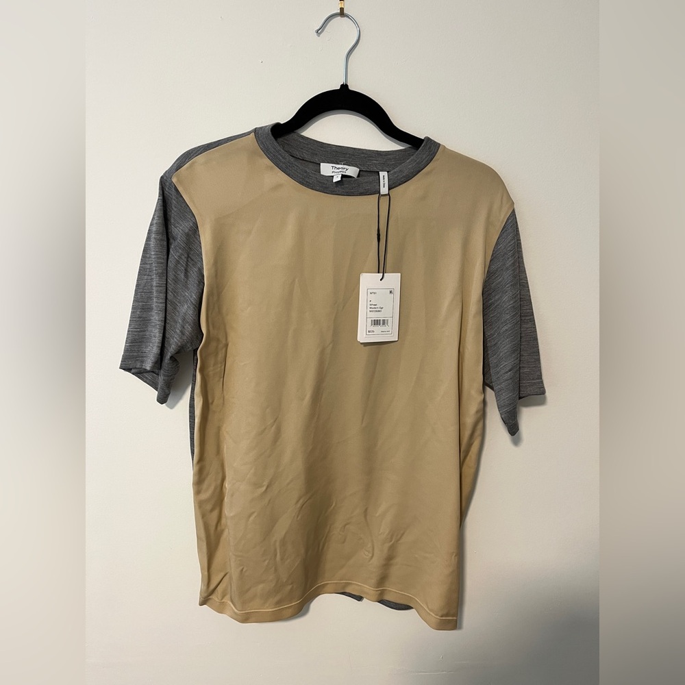 Theory Project Tee - NWT - Silk and Wool